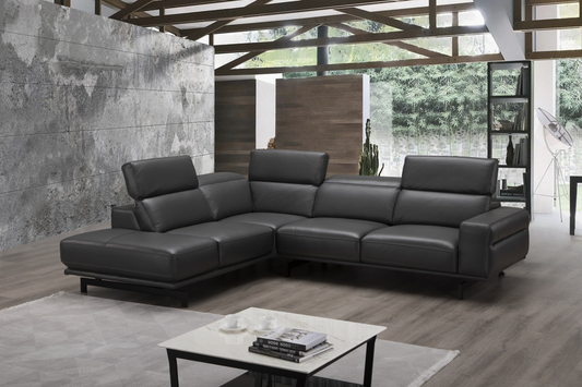 Davenport Leather Sectional SKU: 18875