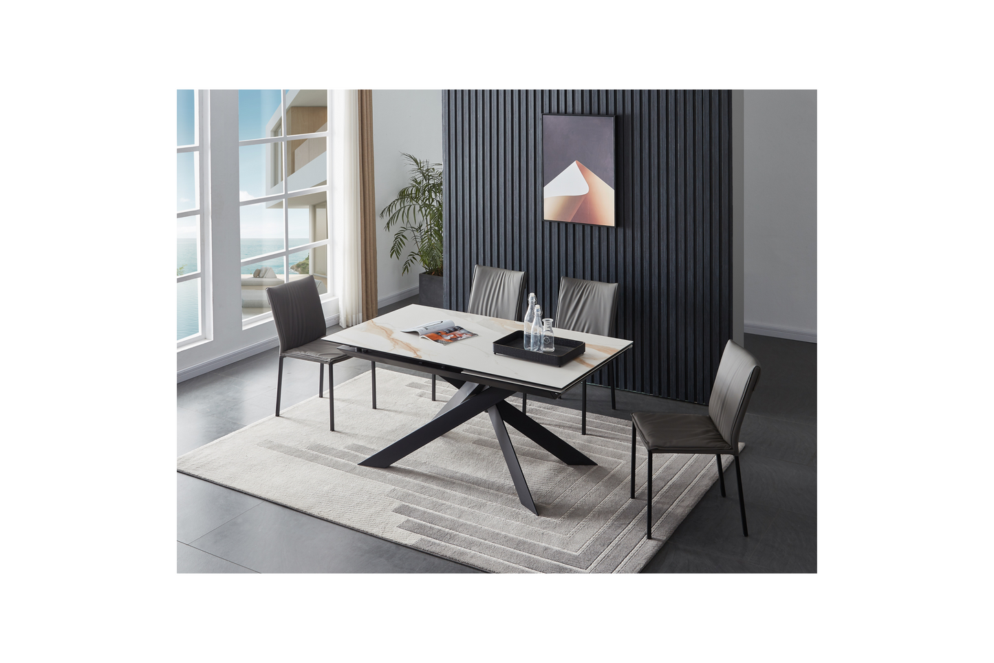 Mesa de comedor extensible Calcutta SKU: 18882 