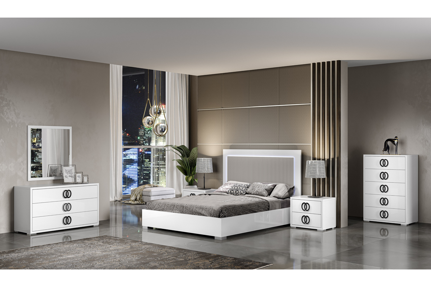 Luxuria Premium Bedroom Dresser SKU: 18122