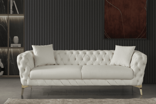 elegant leather sofa