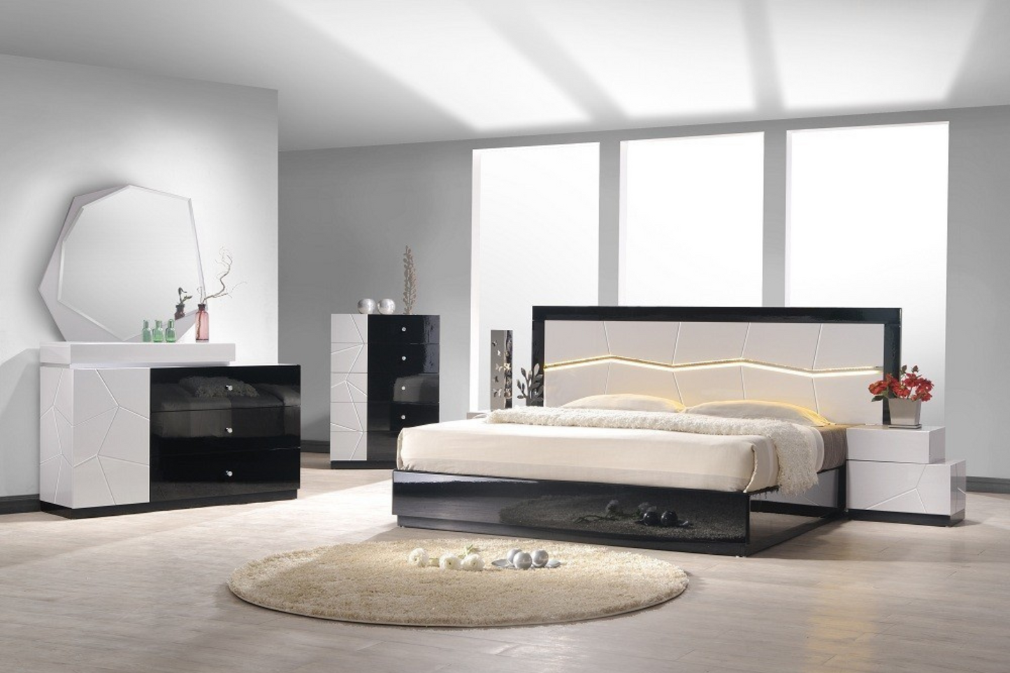 Turin Bedroom Nightstand SKU: 17854