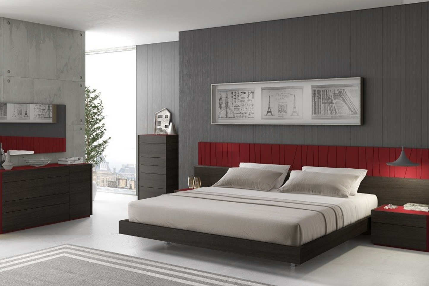 Lagos Premium Bedroom Bed SKU: 17867250