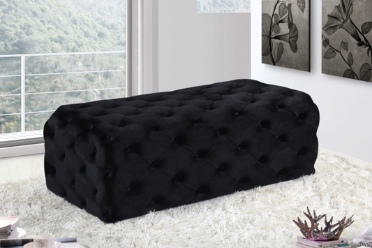 Casey Velvet Ottoman | Bench SKU: 121