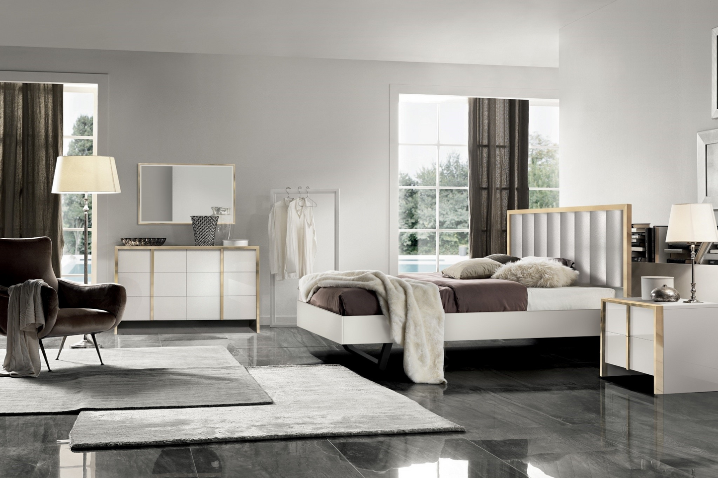 Fiocco Premium Bedroom Nightstand SKU: 17454