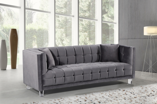 Mariel Velvet Sofa SKU: 629Sky-S