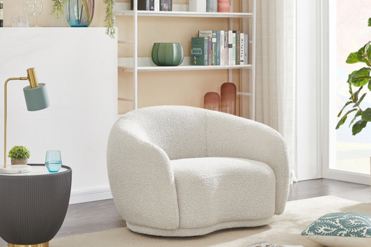 Hyde Boucle Fabric Chair SKU: 693-C