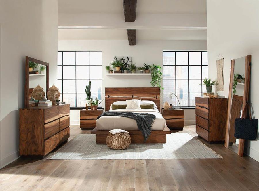 King bed size made of wood