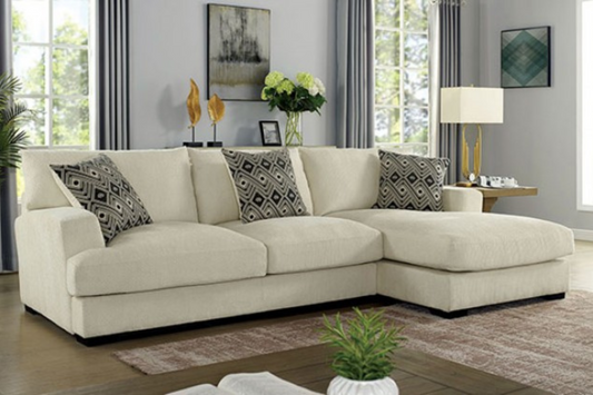 Terni L-Sectional Right Chaise Model 18CM6587BG-SECT-L-R
