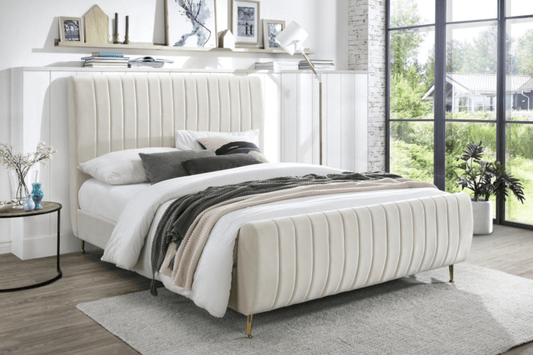 Luxury velvet bed