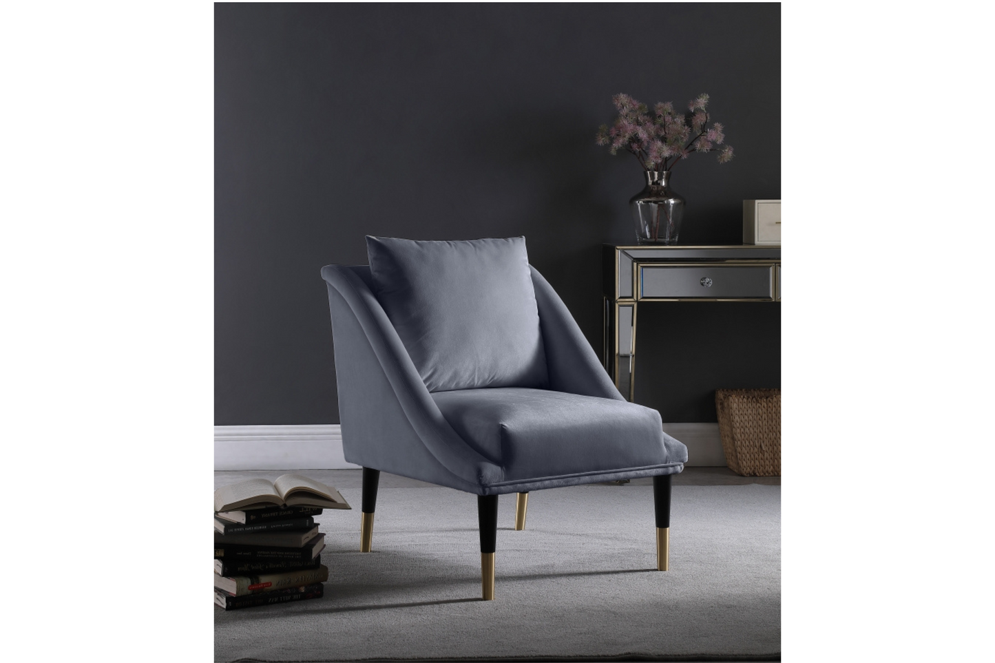Elegante Velvet Chair SKU: 517-C