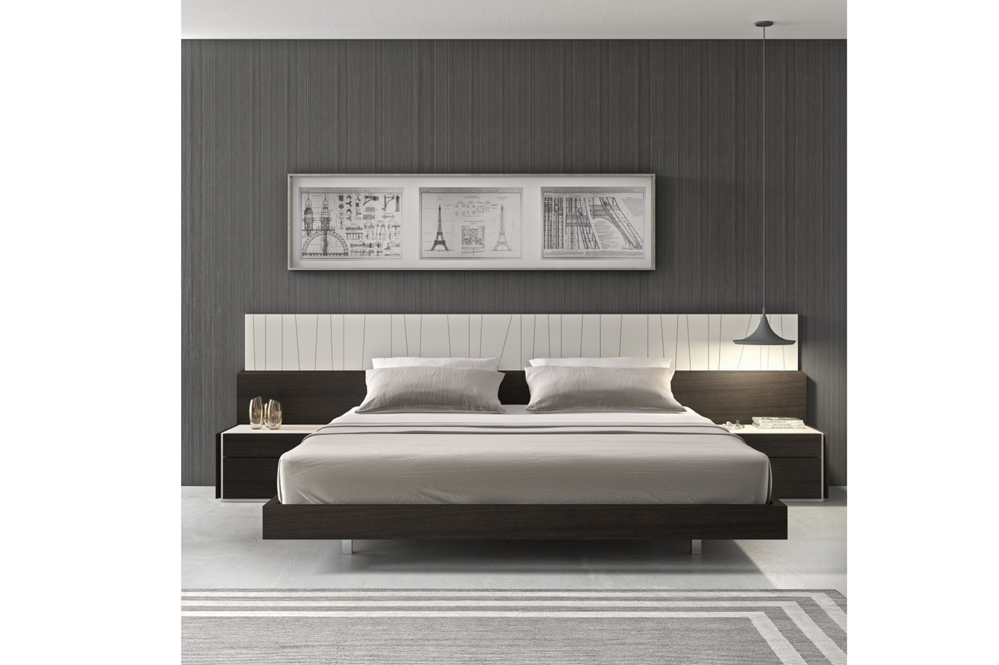 Porto Premium Bedroom Bed SKU: 17865