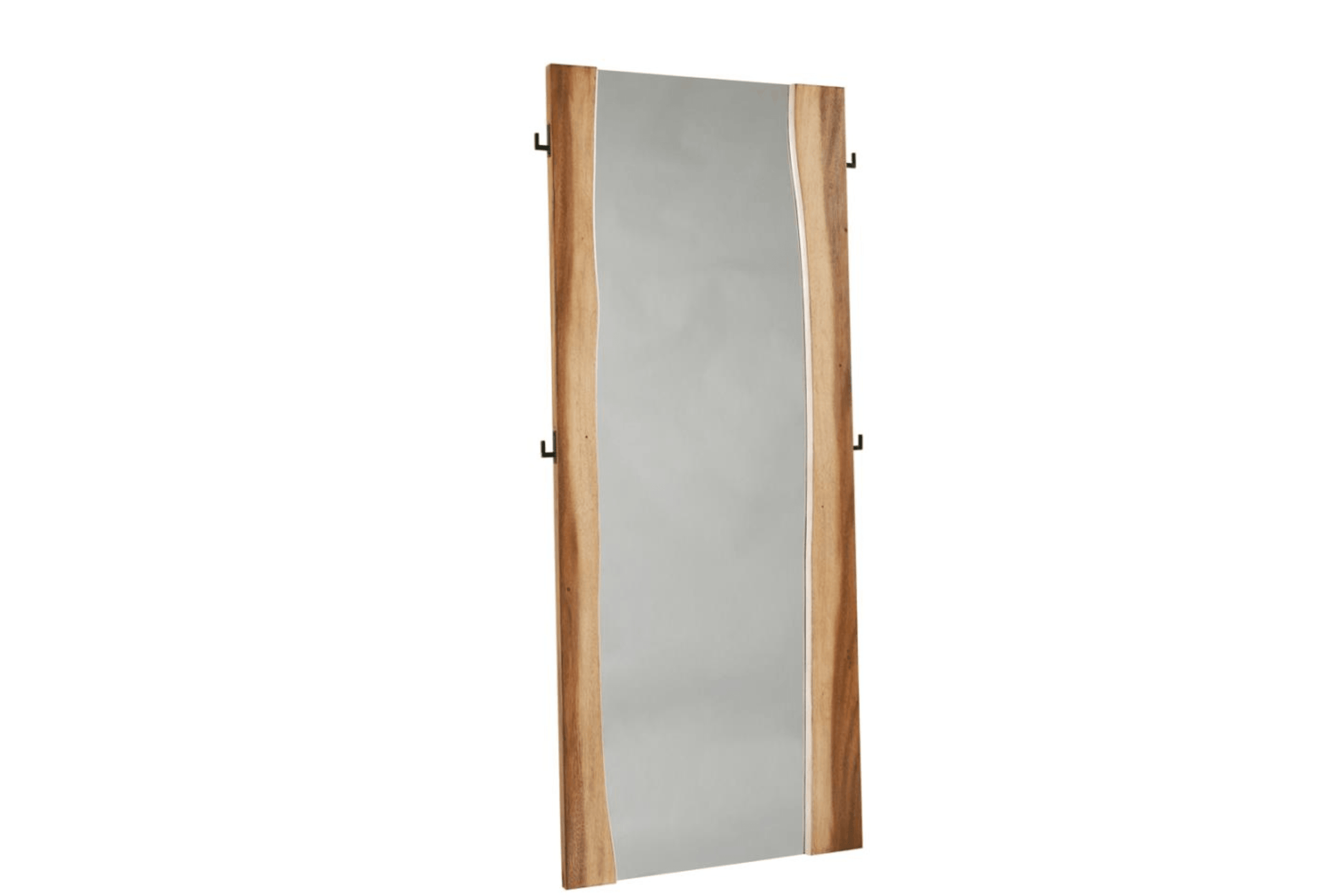 Winslow Standing Mirror Smokey Walnut and Coffee Bean SKU: 223256 - Venini Furniture 