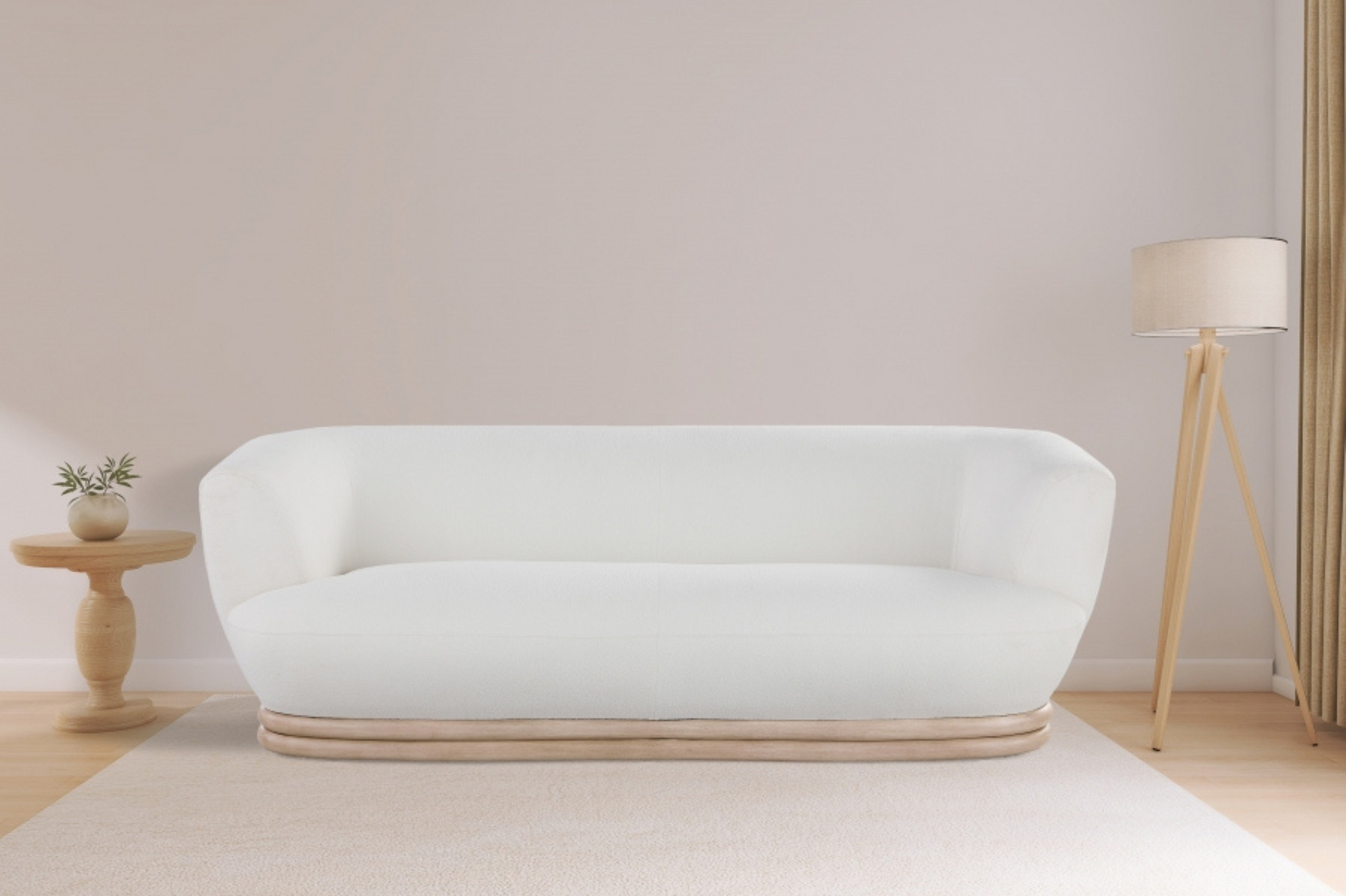 elegant white sofa for living room