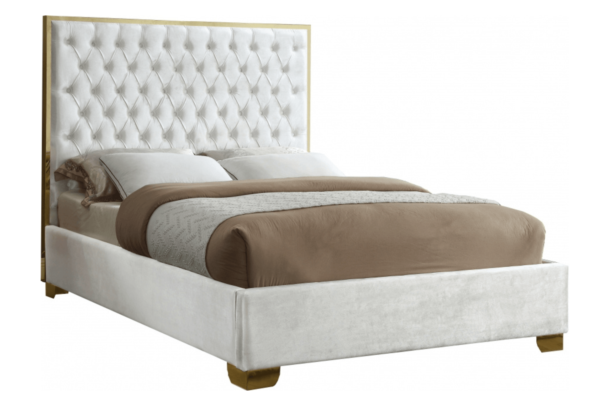 Lana Velvet Bed SKU: Lana - Venini Furniture 