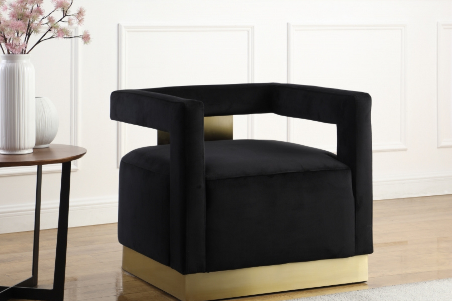Armani Velvet Accent Chair SKU: 597