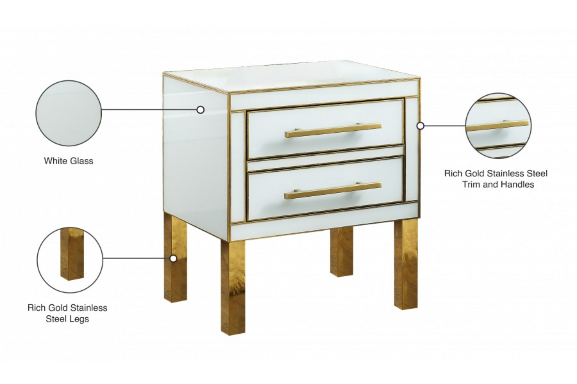 white nightstand