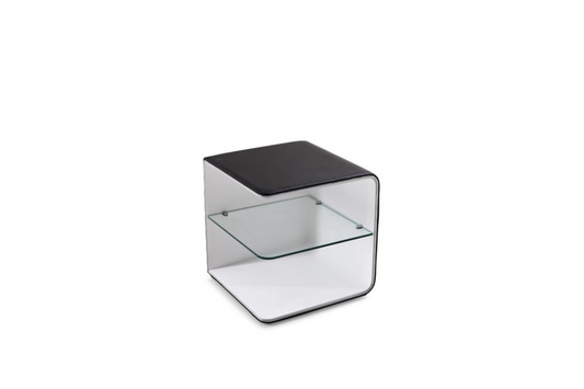 Wave Bedroom Nightstand in Black SKU: 17836