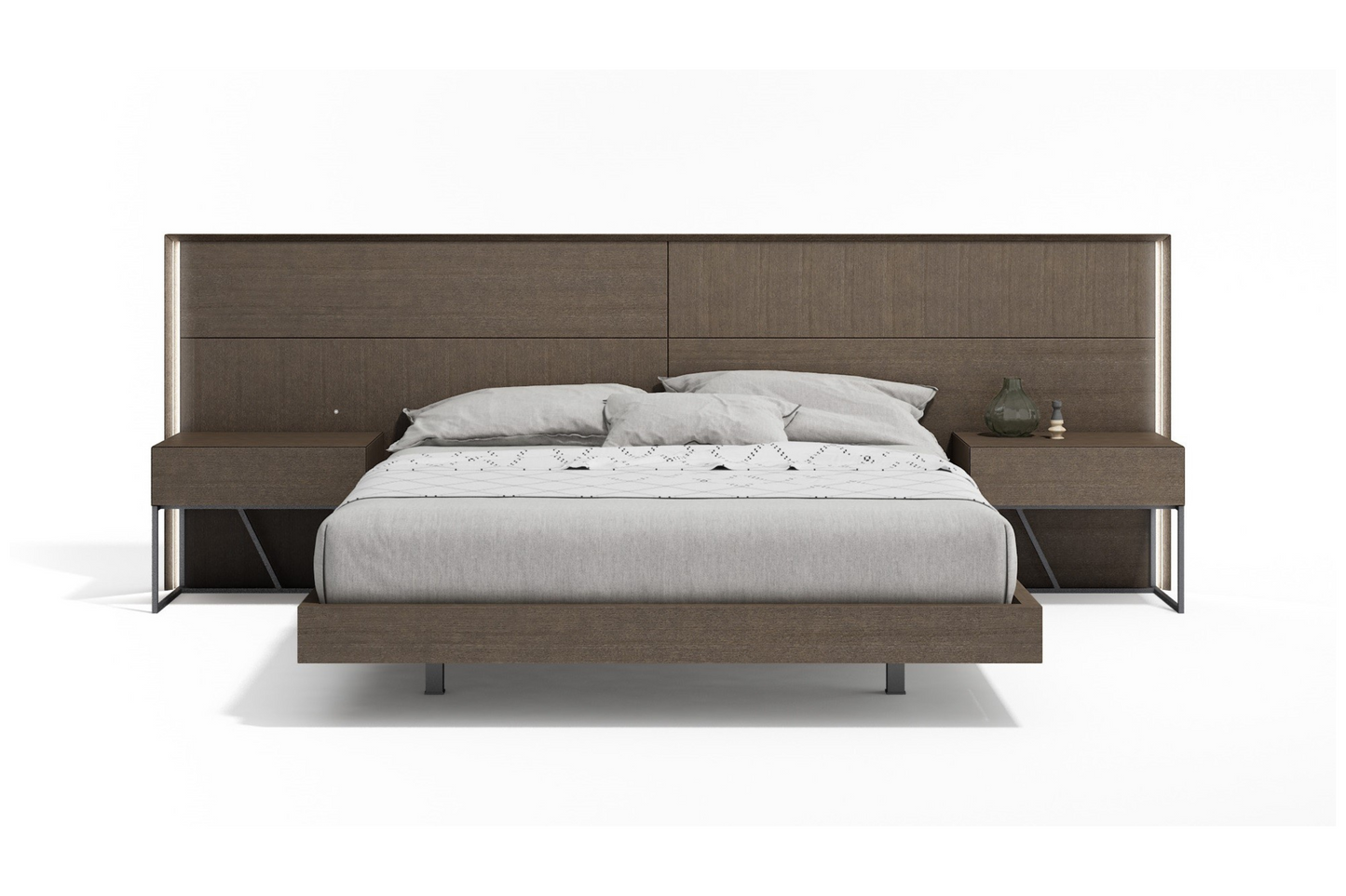 Almada Premium Bedroom Bed in Ash SKU: 17742