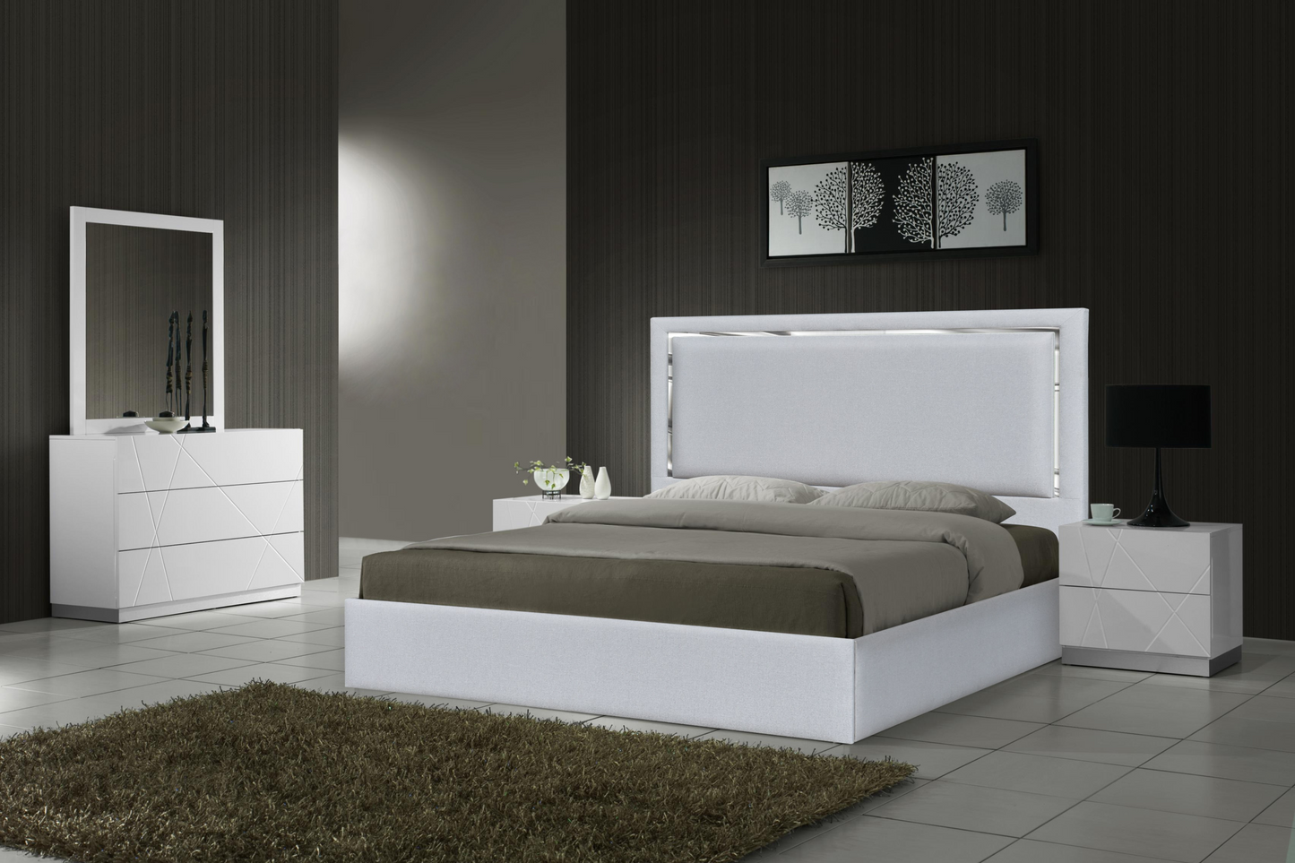 Monet Bedroom Bed SKU: 18741