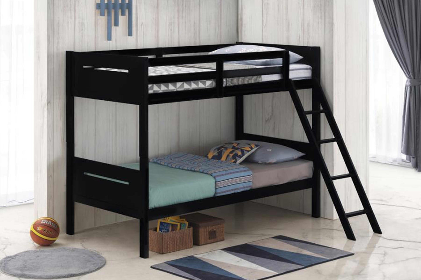 TWIN / FULL BUNK BED MODEL 405051 - Venini Furniture 