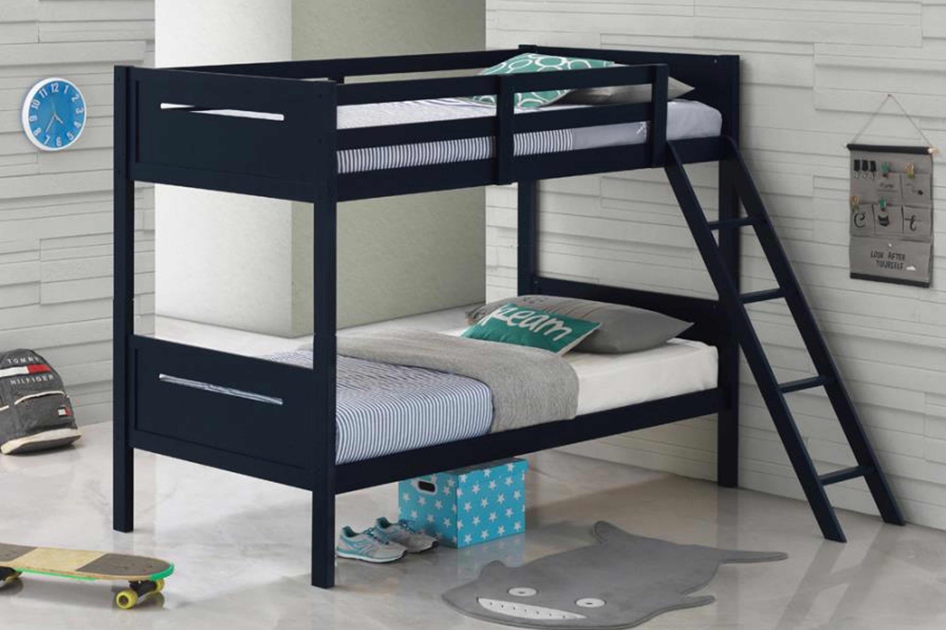 TWIN / FULL BUNK BED MODEL 405051 - Venini Furniture 