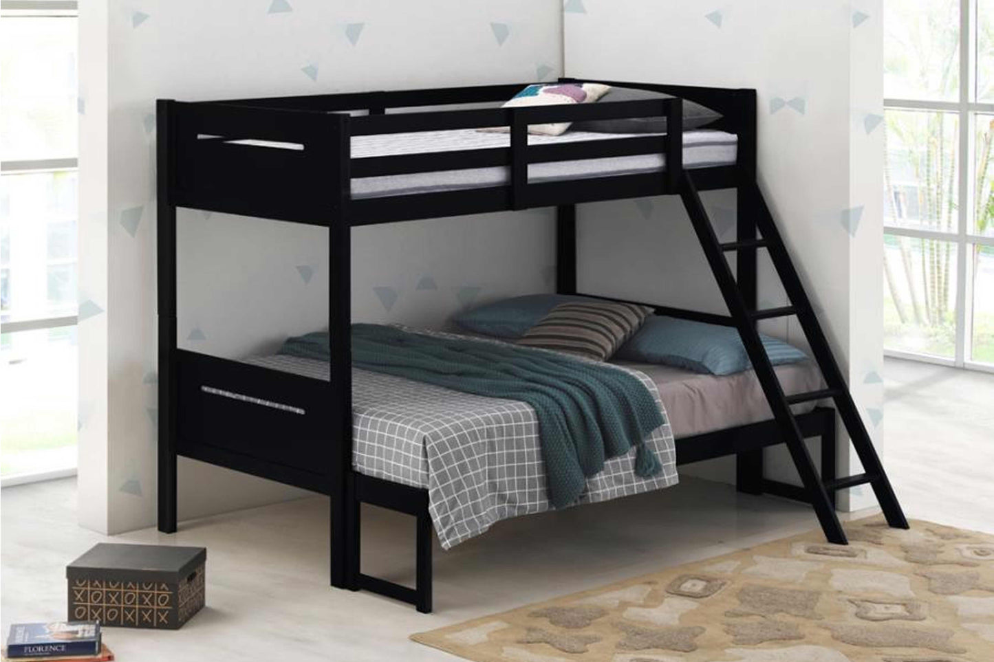TWIN / FULL BUNK BED MODEL 405052 - Venini Furniture 