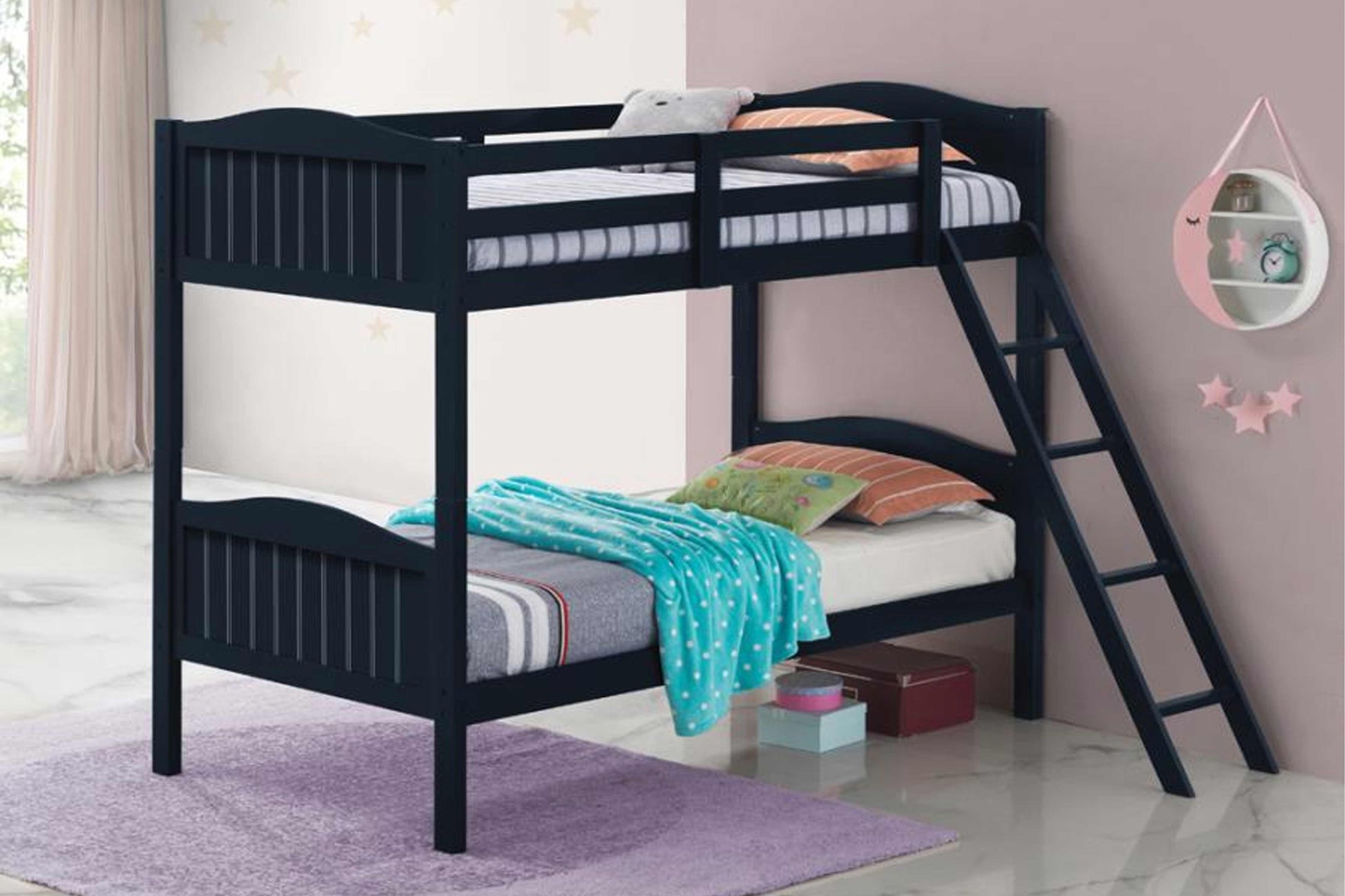 TWIN/FULL BUNK BED MODEL 405053 - Venini Furniture 