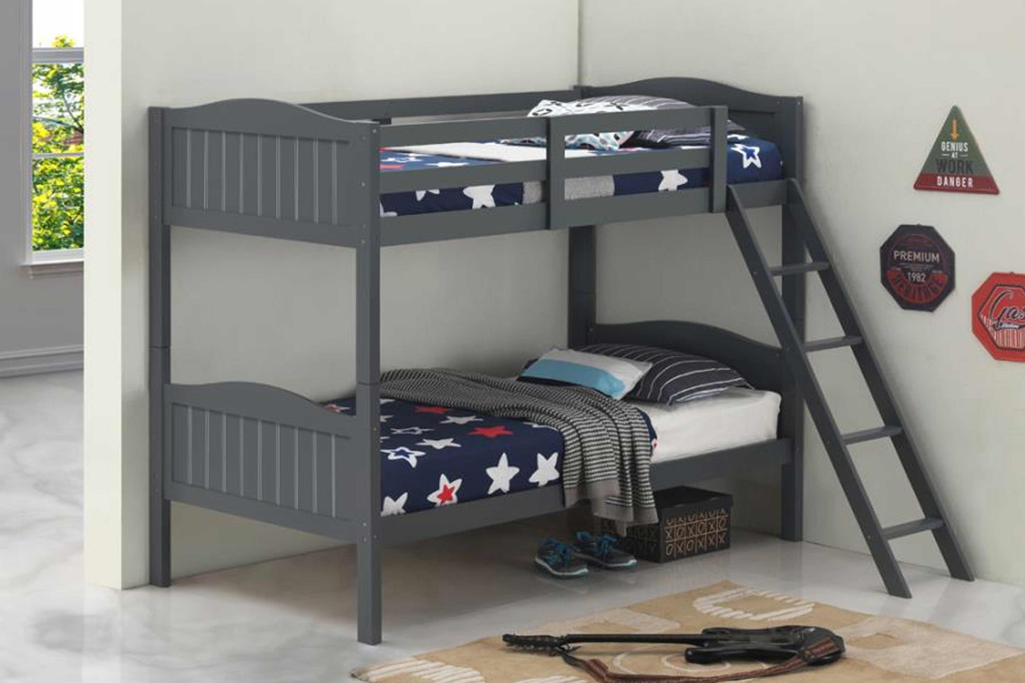TWIN/FULL BUNK BED MODEL 405053 - Venini Furniture 
