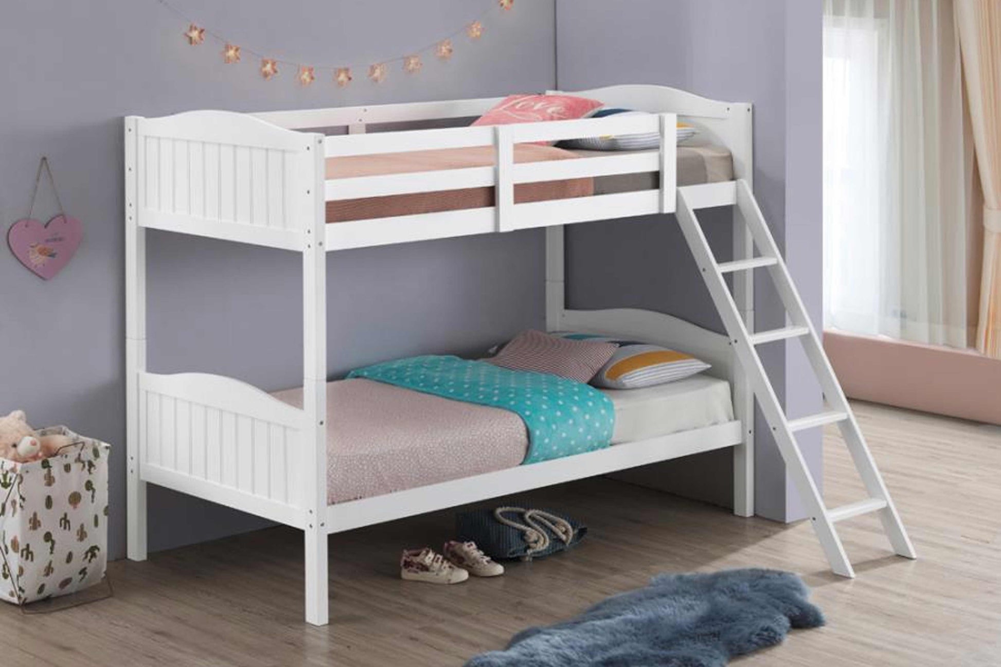 TWIN/FULL BUNK BED MODEL 405053 - Venini Furniture 