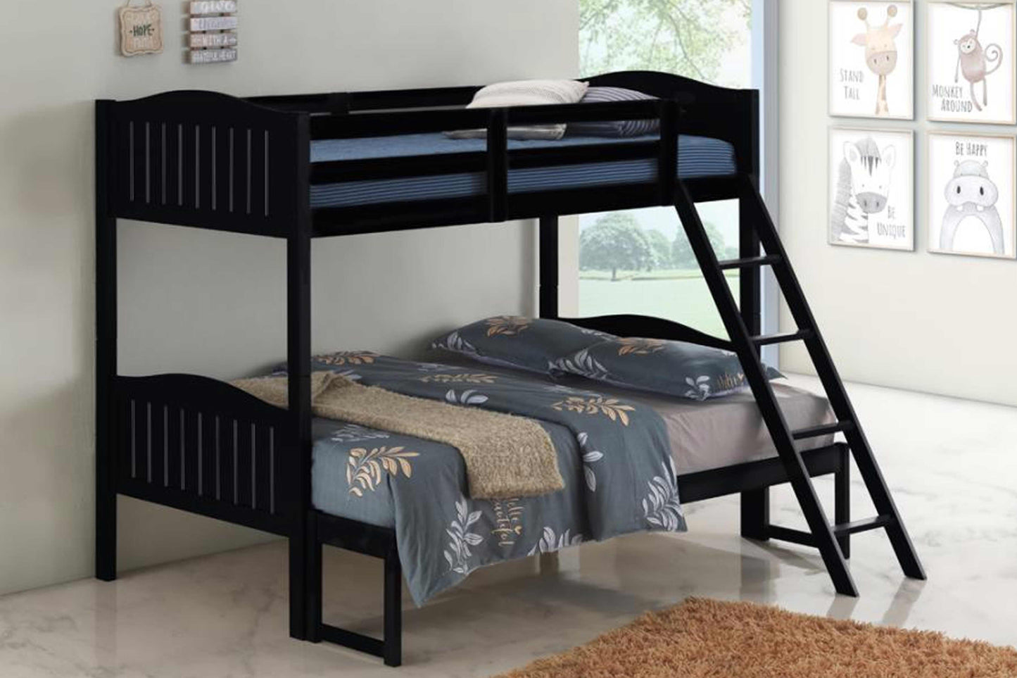 TWIN/FULL BUNK BED MODEL 405054 - Venini Furniture 
