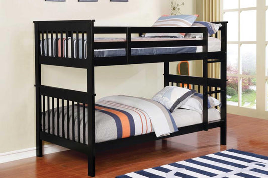 TWIN / TWIN BUNK BED MODEL 460234N - Venini Furniture 