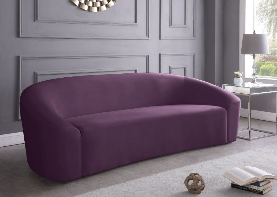 Riley Velvet Sofa SKU: 610-S