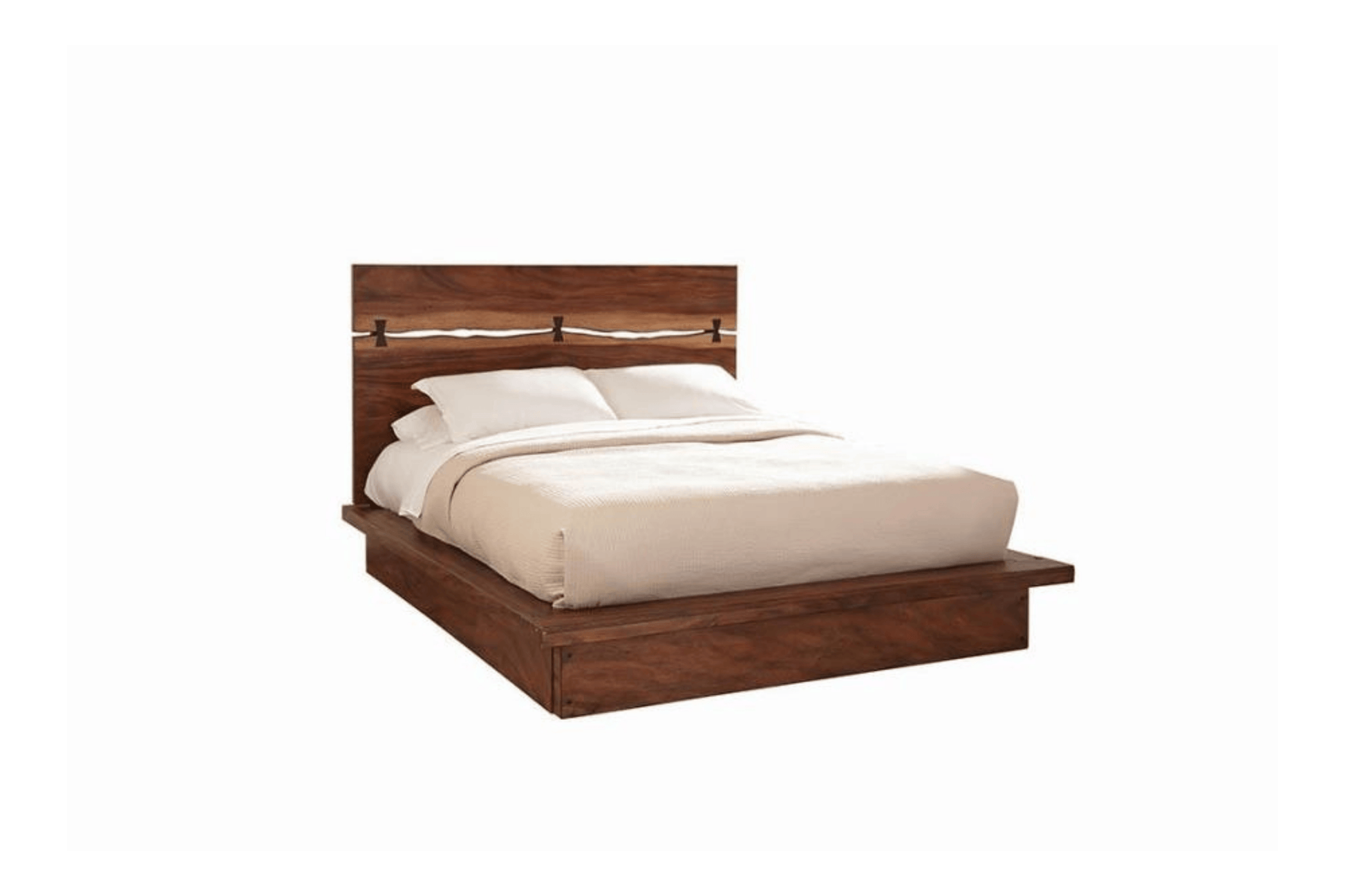 Winslow Eastern Bed Smokey Walnut and Coffee Bean SKU: 223250 - Venini Furniture 