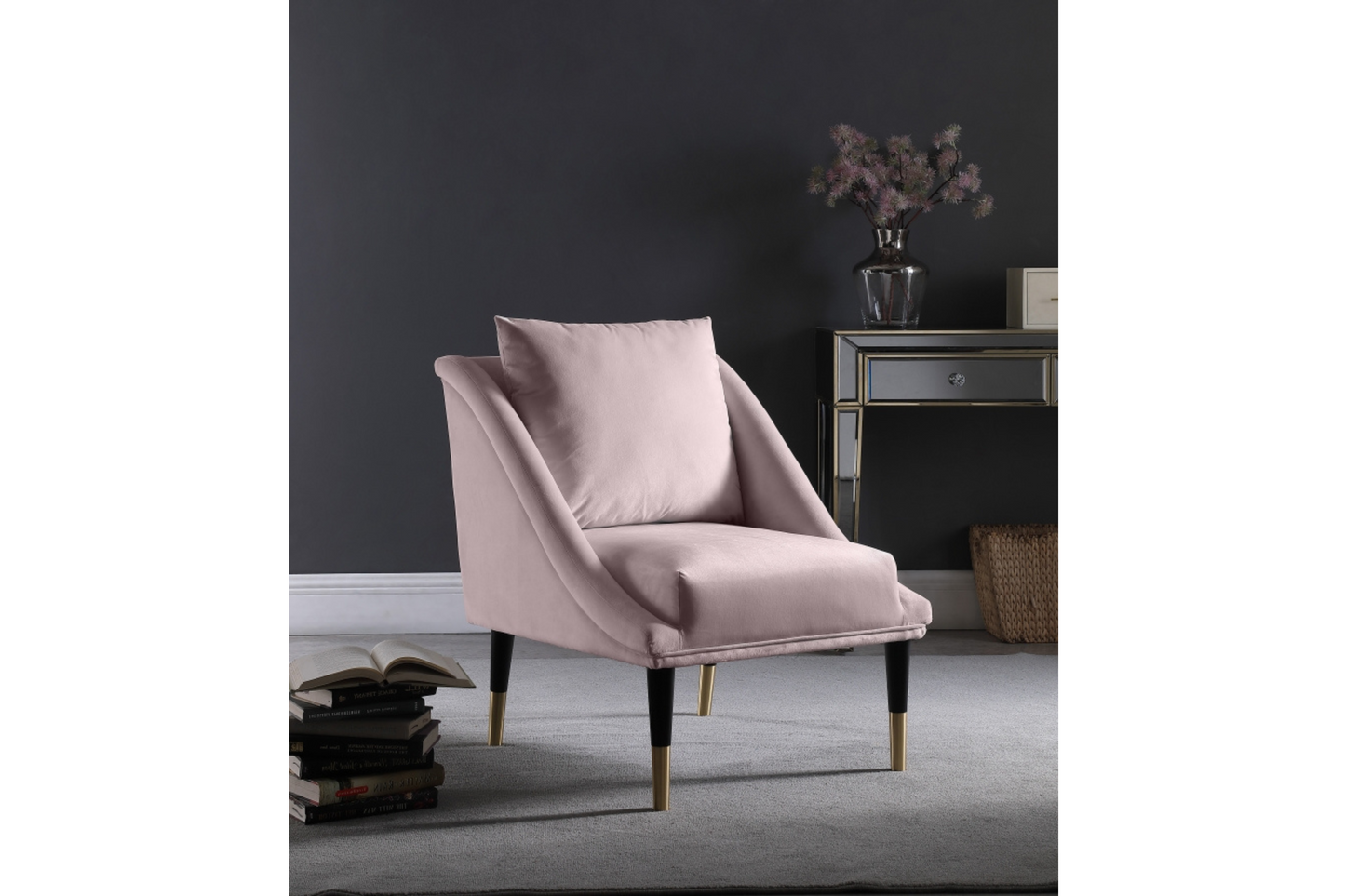 Elegante Velvet Chair SKU: 517-C