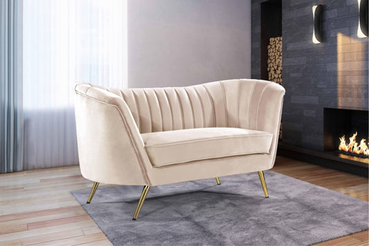 Margo Velvet Loveseat SKU: 622-L - Venini Furniture 