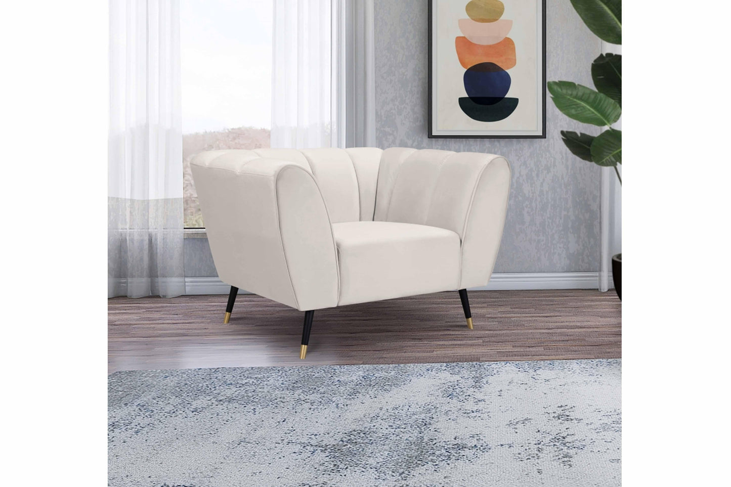 Beaumont Velvet Chair SKU: 626-C - Venini Furniture 