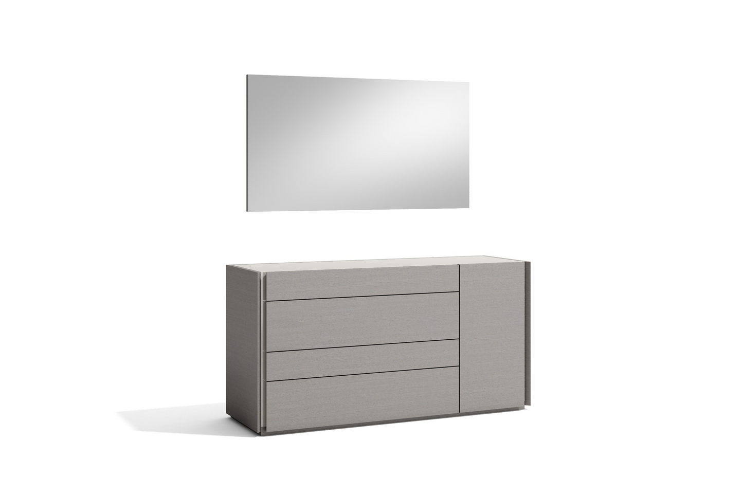 Sintra Premium Bedroom Mirror in Grey SKU:17554