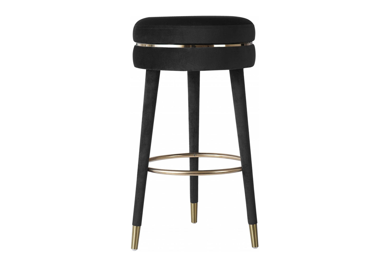 Coral Velvet Swivel Bar Stool SKU: 702-C - Venini Furniture 
