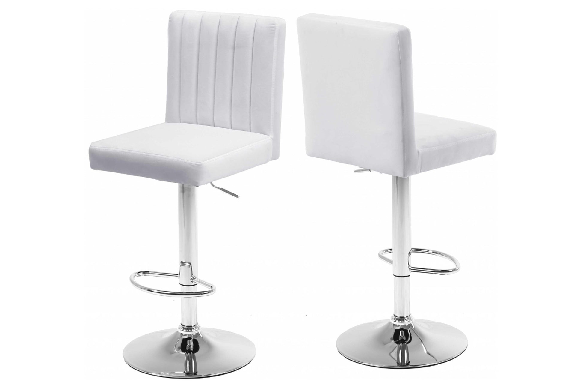 Joel Velvet Adjustable Bar | Counter Stool SKU: 710 - Venini Furniture 