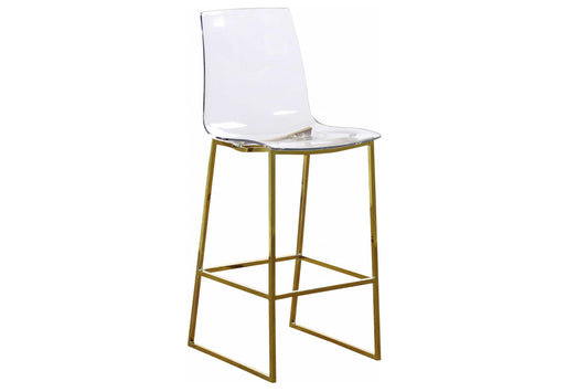 Lumen Gold/Chrome Counter Stool Model 18719-720 - Venini Furniture 