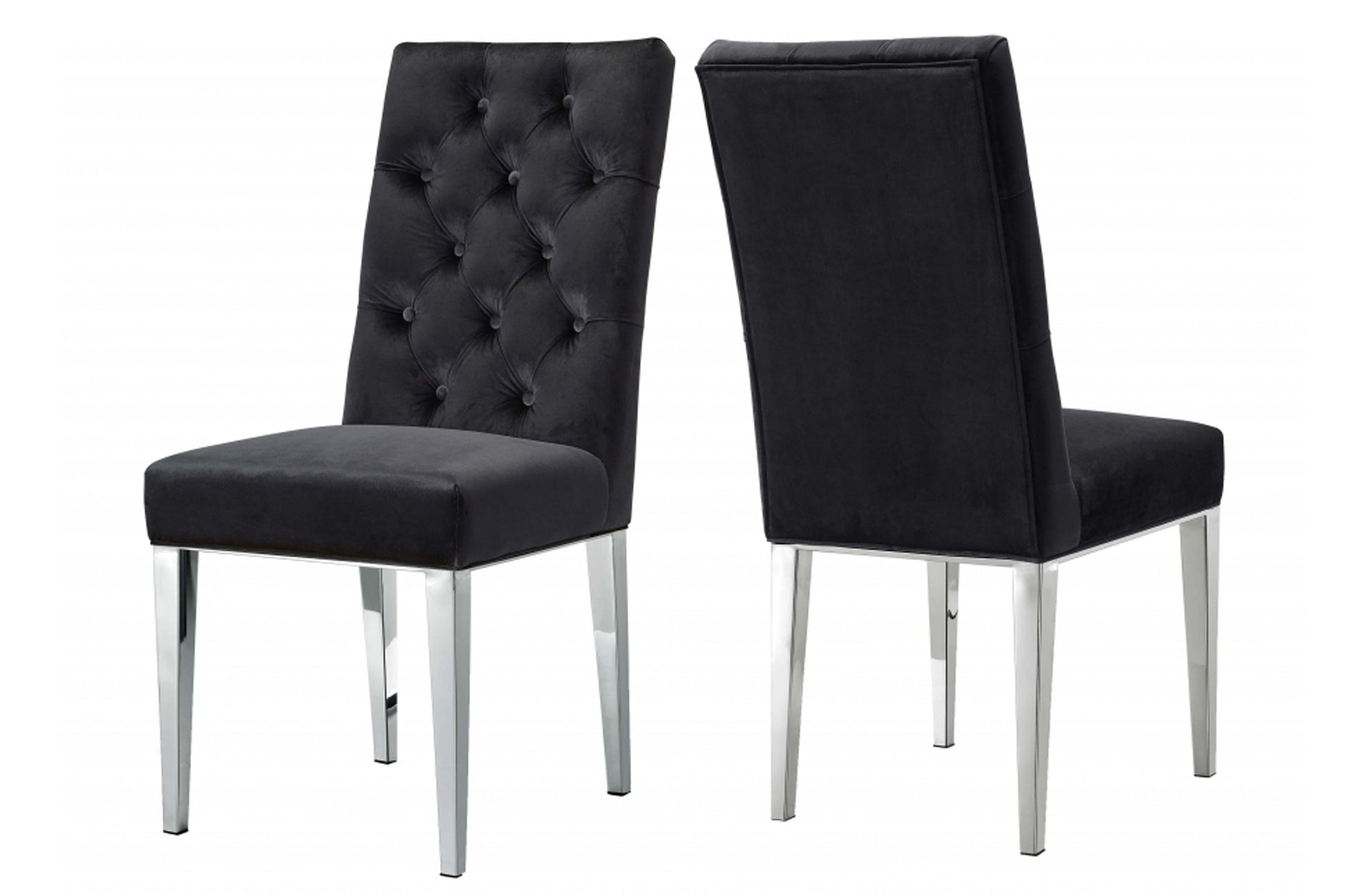 Juno Velvet 5PC Set SKU: 732-S5 - Venini Furniture 