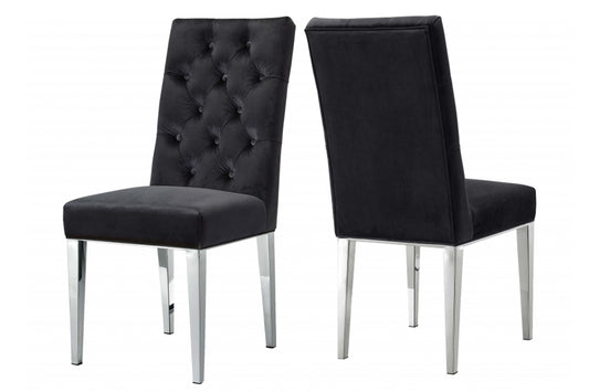 Juno Velvet Dining Chair SKU: 732-C - Venini Furniture 