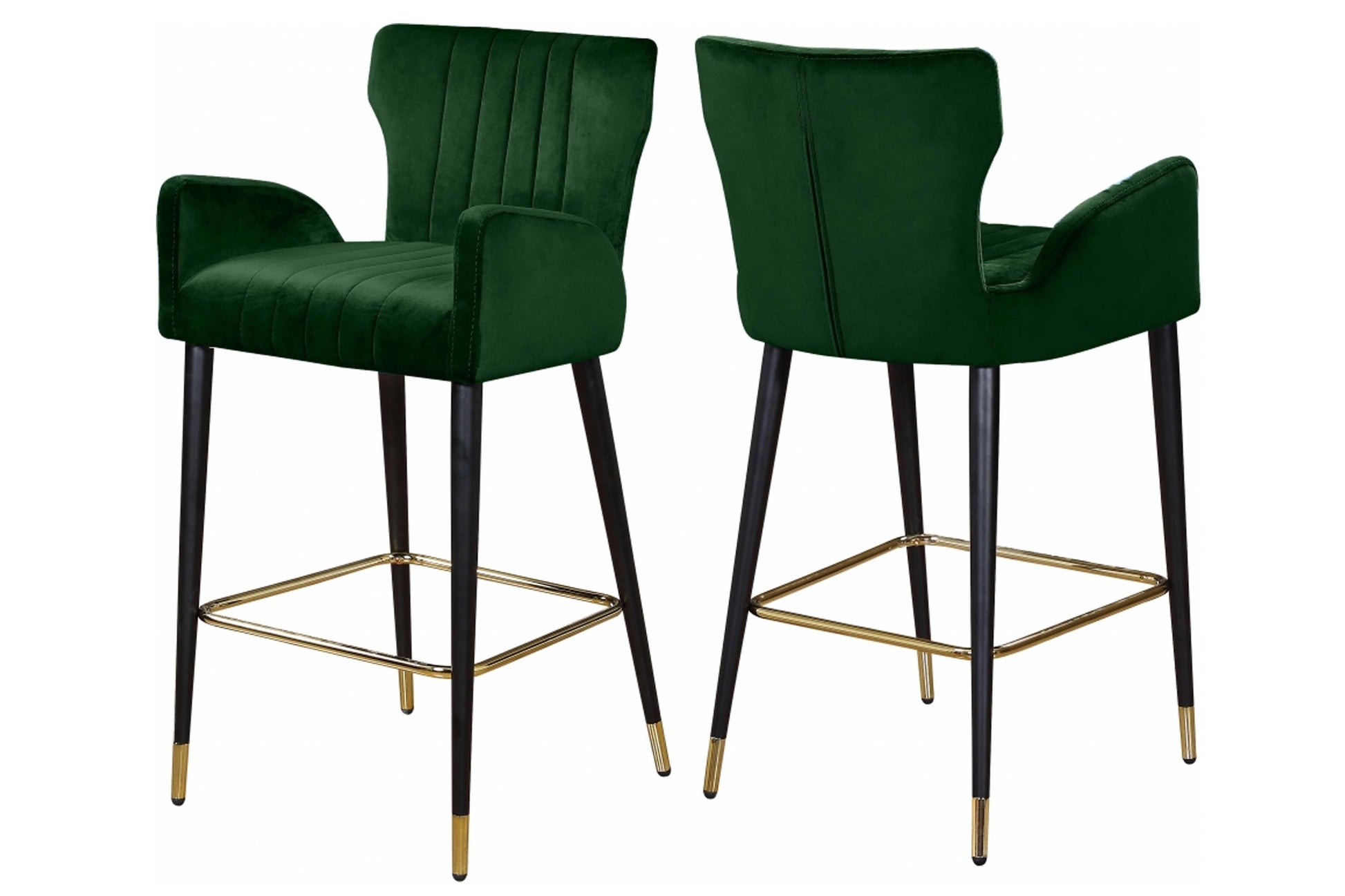 Luxe Velvet Counter Stool SKU: 792-C - Venini Furniture 