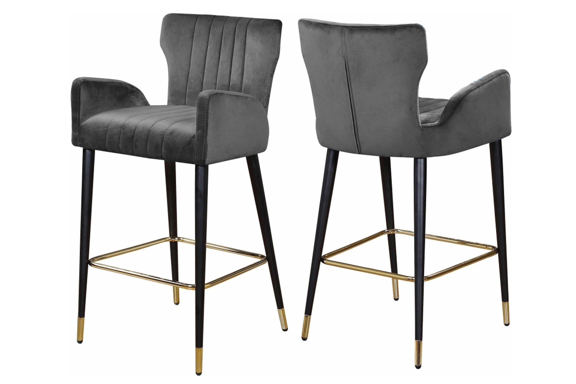 Luxe Velvet Counter Stool SKU: 792-C - Venini Furniture 