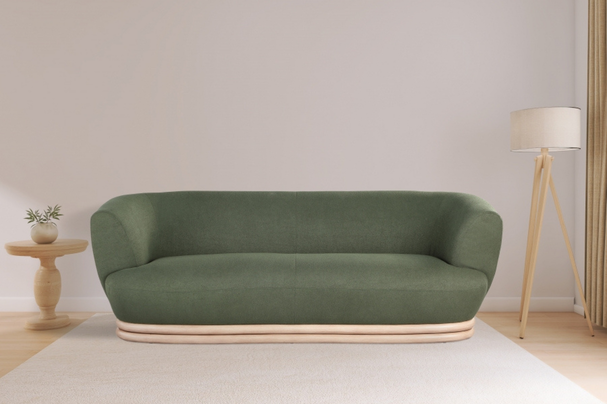 elegant green sofa for living room