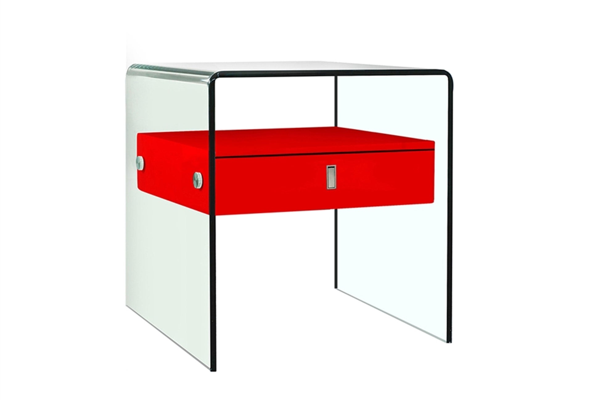 Bari Nightstand Red Model CB-J052-Red - Venini Furniture 
