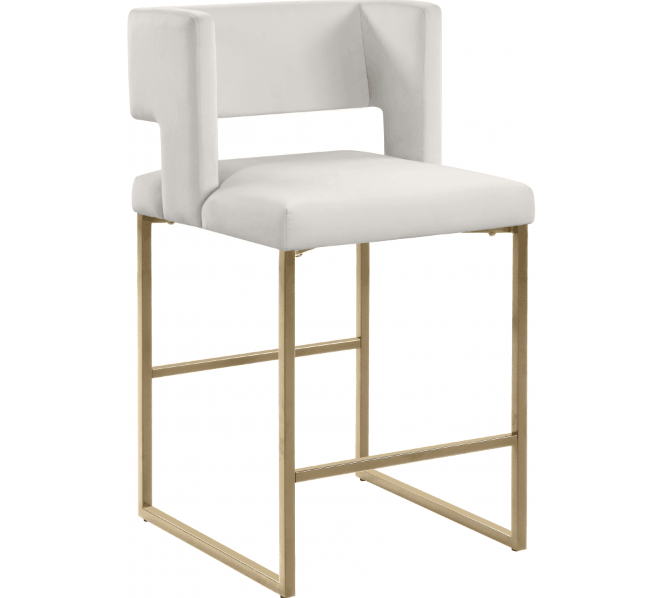 Velvet Counter Stool 