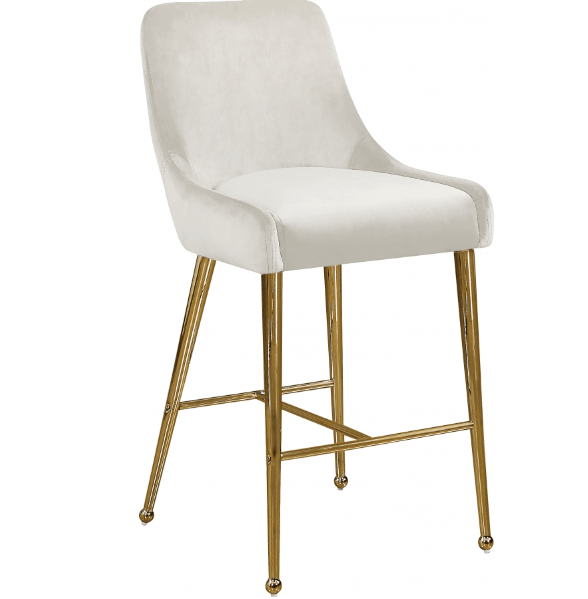 Owen cheap velvet stool