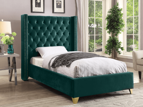 Barolo Velvet Bed SKU: Barolo - Venini Furniture 