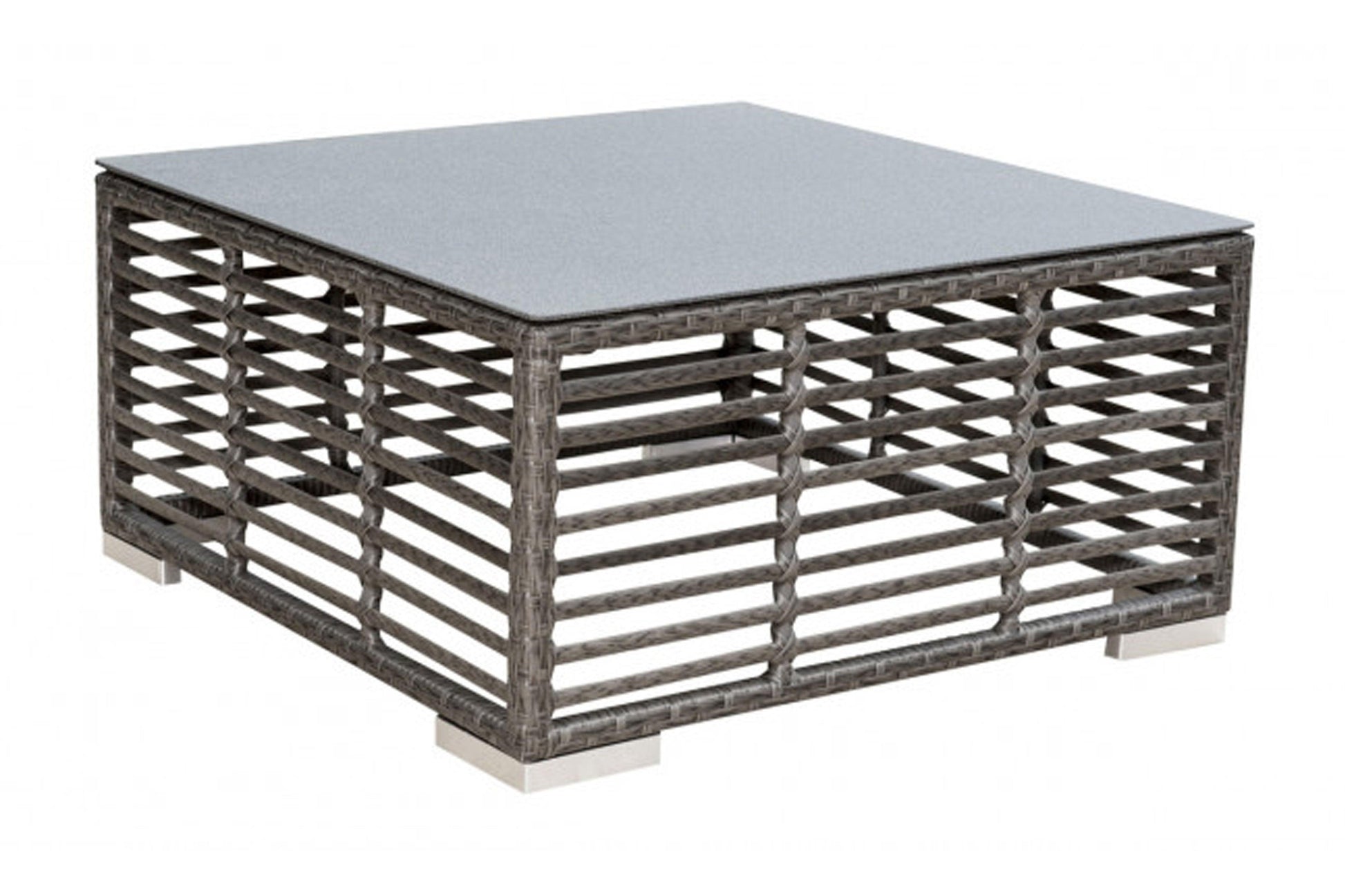 Graphite Square Coffee Table SKU: PJO-1601-GRY-CT - Venini Furniture 